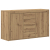 Barek Lite drewno dębowe Drewno inżynieryjne 120 x 36 x 69 cm