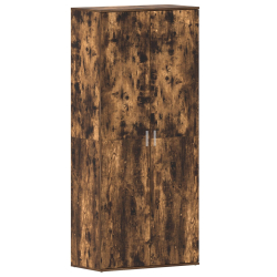 Szafka na buty Wędzony Dąb 80x39x180 cm Drewno inżynieryjne
