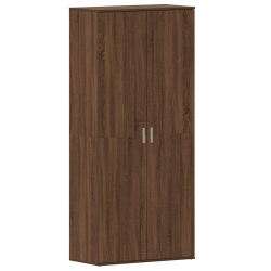 Szafka na buty Brązowy dąb 80x39x180 cm Z włókna drzewnego