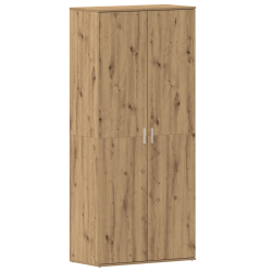 Szafka na buty z dębu rzemieślniczego 80x39x180 cm Drewno inżynieryjne