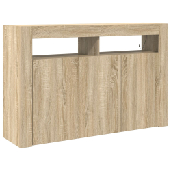 Komoda Dąb Sonoma Drewno kompozytowe 116 x 30 x 75 cm Komoda