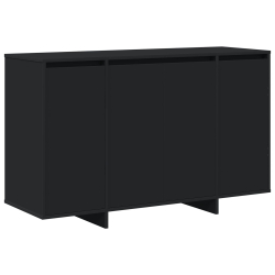 Czarny Bufet Czarny Drewno inżynieryjne 120 x 41 x 75 cm
