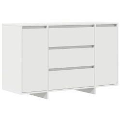Szafka Biała 120x41x75 cm z Drewna Technicznego