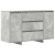 Szafka  Szary Beton 120x41x75 cm Drewno inżynieryjne