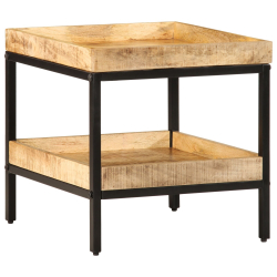 Stolik boczny  45x45x45 cm z litego drewna mango