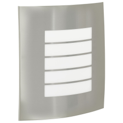 Lampa zewnętrzna  2szt. Srebrna stal nierdzewna IP44
