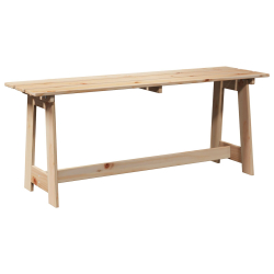 ławka ogrodowa 119x35x47 cm z litego drewna sosnowego