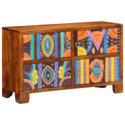 Szafka na buty 90x35x55 cm z drewna akacjowego