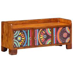 ławka na buty 90x35x40 cm z litego drewna akacjowego