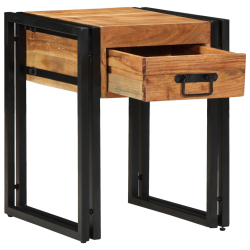Stolik boczny 40x40x50 cm z litego drewna akacjowego