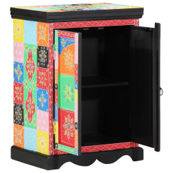 Stolik Konsolowy Wielokolorowy 50x30x75 cm z Drewna Mango
