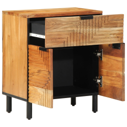 Szafka nocna 50x33x60 cm Lite drewno akacjowe