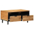 Stolik kawowy 80x54x40 cm z litego drewna akacjowego