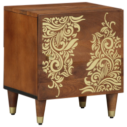 Szafka nocna  40x33x46 cm z solidnego drewna mango