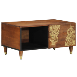 Stolik kawowy 80x50x40 cm z litego drewna mango