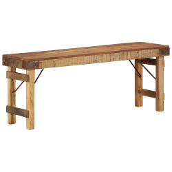 Ławka  110x35x46 cm z litego drewna z odzysku