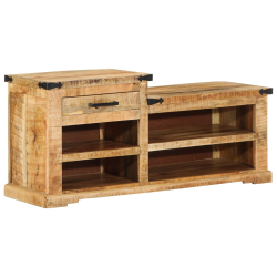 Ławka do butów 110x35x50 cm Lite drewno mango