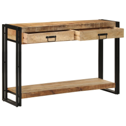 Stolik Konsola 120x33x75 cm z litego drewna mango