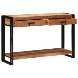 Stolik konsolowy 120x33x75 cm Lite drewno akacjowe