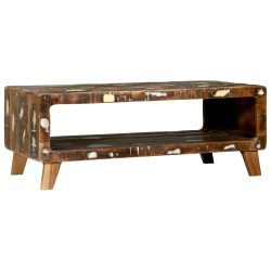 Stolik kawowy  90x50x35 cm Lite drewno odzyskane