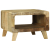 Stolik Kawowy 50x50x35 cm z Litego Surowego Drewna Mango