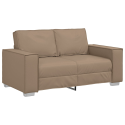 Kanapa dwuosobowa Cappuccino 120 cm z sztucznej skóry