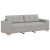 Sofa 3-osobowa Szara chmurka 180 cm materiał