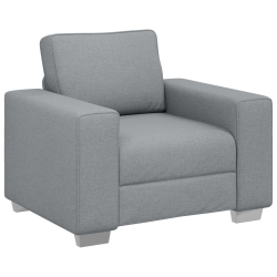 Fotel Jasnoszary 59 cm Tkanina