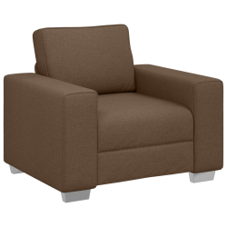 Fotel Brązowy 59 cm z Tkaniny
