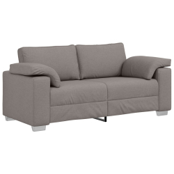 Sofa Loveseat w kolorze taupe, 140 cm, materiał