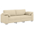 Sofa 3-osobowa Kremowa 178 cm