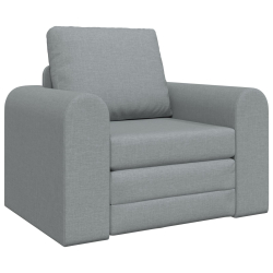 Rozkładana sofa 2 w 1 Jasnoszara 98x71x83 cm Tkanina