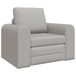 Sofa Łóżko 2 w 1 Chmurkowa Szara 98x71x83 cm Materiał