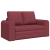 Sofa-łóżko 2 w 1 Burgundowy 148x71x83 cm Materiał