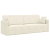 Sofa Łóżko 2w1 Kremowa 213x144x60 cm Welur