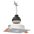 Lampa wpuszczana  24 szt. Kwadrat GU10 Biała 91x91 mm