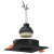 Lampa wpuszczana  24 szt. Kwadrat GU10 Czarny 91x91 mm