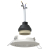 Lampy wpuszczane 24 sztuki Okrągłe GU10 Białe Ø90 mm Stal