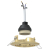 Lampy wpuszczane  24 szt. Okrągłe GU10 Złote Ø90 mm Stal