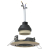 Lampy wpuszczane 6 szt. Okrągłe GU10 Mosiężne Ø90 mm Stal