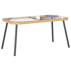 Stolik kawowy  Natural 90x45x42 cm z polirattanu