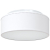 Lampa sufitowa wpuszczana Biała Ø 30 cm Tkanina E27