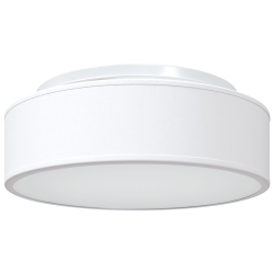 Lampa sufitowa  biała Ø 38 cm materiał E27