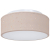 Lampa sufitowa  z lampionem w gwiazdy Taupe Ø 30 cm Tkanina E27