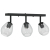 Lampy sufitowe  z regulowanym kloszem szklanym w antracycie, E27