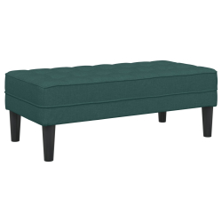 ławka ciemnozielona 113x57x39 cm tkanina