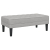 ławka w kolorze chmur szary 113x57x39 cm z tkaniny