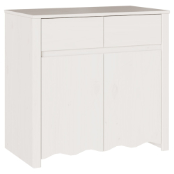 Sideboard 'DRAMMEN'Biały 79x43x75,5 cm Z drewna sosnowego
