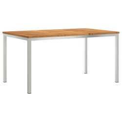 Stół do jadalni  150x90x75 cm z litego drewna akacjowego