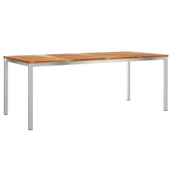 Stół jadalny  200x90x74.5 cm z litego drewna teakowego